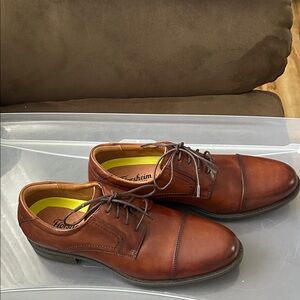 Florsheim Men's Rich Brown Leather Oxfords